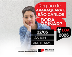 Região de São Carlos e Araraquara recebe audiência pública da LOA 2026 