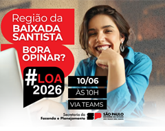Sefaz-SP realiza audiência pública da LOA 2026 para Baixada Santista