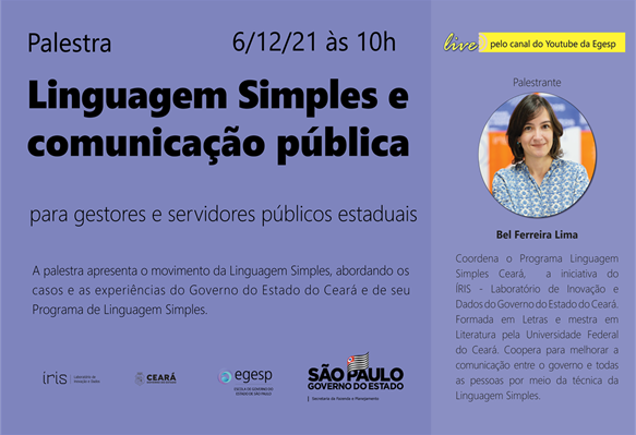 Palestra sobre linguagem simples já está disponível para os servidores